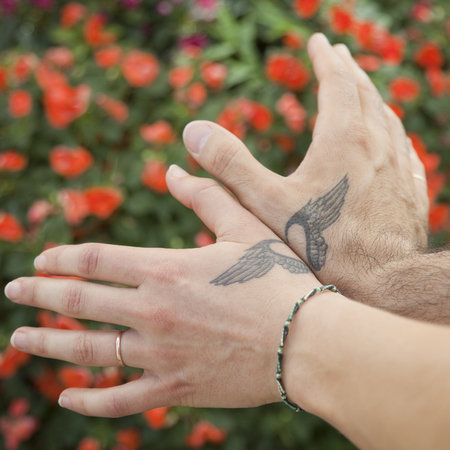 Matching tattoos