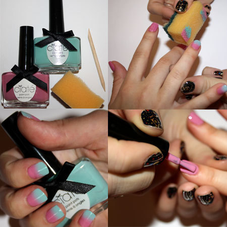 nail rock ombre nails
