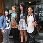 Tulisa hits Radio 1 with X Factor girls