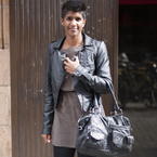 Jo: I was given this leather bag by  a friend - I love it