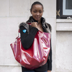 Latesha: I love my red DKNY, it really stands out