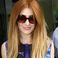 Celebrity dip-dye hair