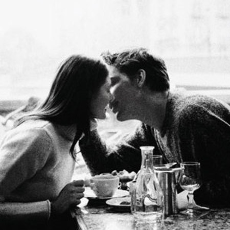 Couple having breakfast