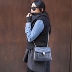 Grace: I just what ever I feel like on the day, so grabbed this bag last minute 