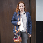 Mia: I love shoulder bags and found this one in a vintage shop