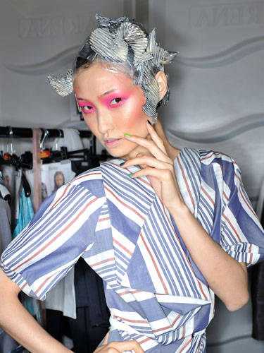 Beauty awards 2011 - Vivienne Westwood backstage