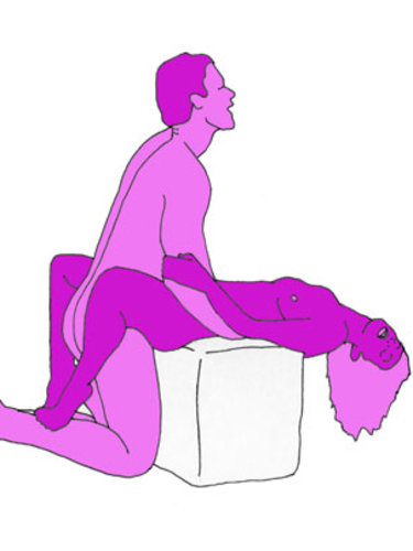 The kitchen quickie sex position