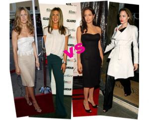 Fashion face-off: Jennifer Aniston vs Angelina Jolie