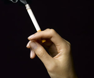 Are people who smoke around their children bad parents?