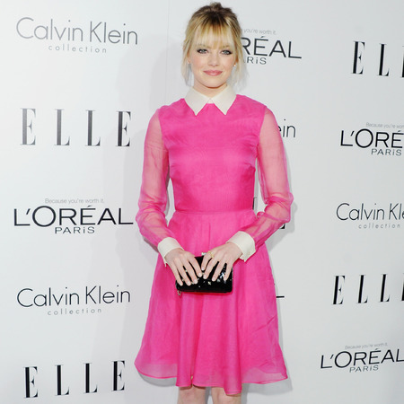 Emma Stone in Valentino at Elle Women In Hollywood 2012