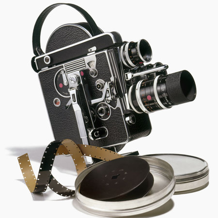 Camera - movie reel
