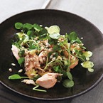 Hugh Fearnley Whittingstall trout watercress and spelt salad