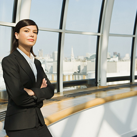 Confident business woman