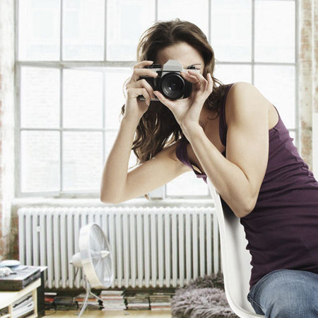 Woman taking picture