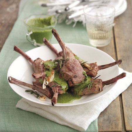Welsh Lamb with salsa verde