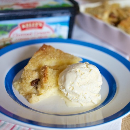Bread and butter pudding