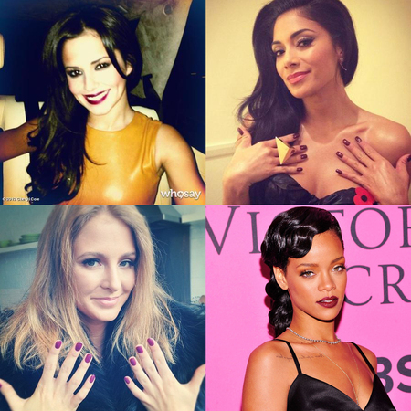 celebrity trend: berry hues AW12