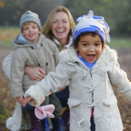 kids and mum