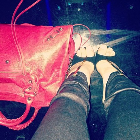 SPOTTED! Kylie Jenner's red Balenciaga bag   