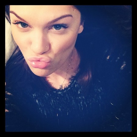 Jessie J flexes her perfectly plucked brows