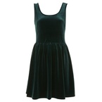 SHOP! Miss Selfridge green velvet dress