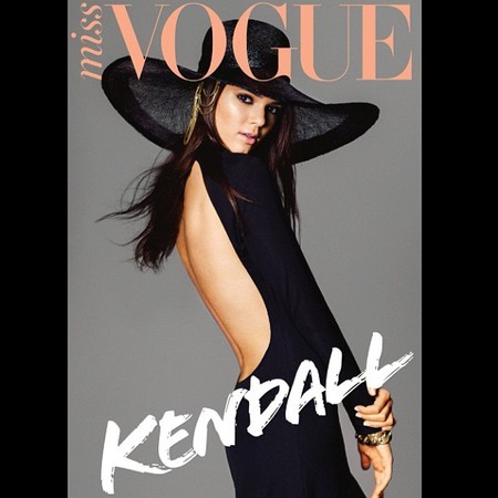 Kim K's sister Kendall Jenner turns covergirl for Australian Miss Vogue - fashion magazine cover shoot - Kardashian news - handbag.com