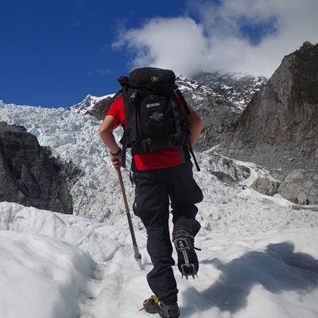 Glacier hiking New Zealand