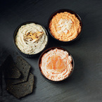Smoked salmon pâté with oatcakes