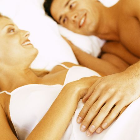 sex tip of the day, couple, bed, sex