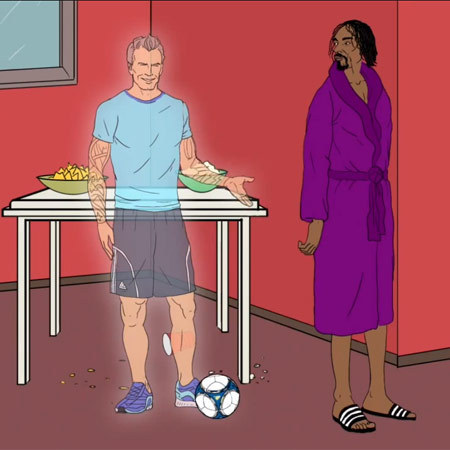 Adidas Christmas advert 2012 featuring Snoop Dogg, Rita Ora and David Beckham