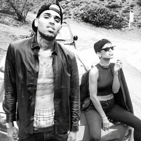 Rihanna and Chris Brown Christmas Day