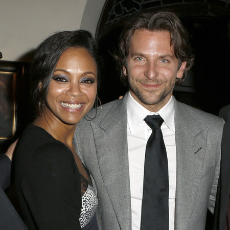 Bradley Cooper and Zoe Saldana at Silver Linings Playbook