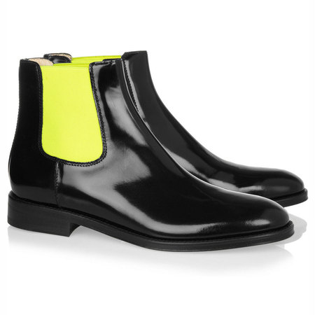 SHOP! Christopher Kane two-tone Chelsea boots