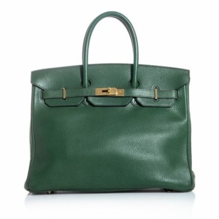 green Hermes Vintage bag, Matches.com