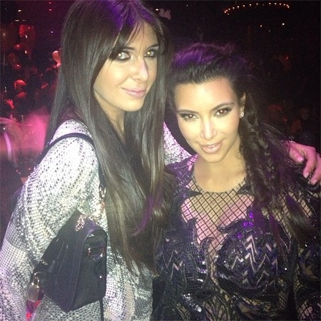 HAIR ENVY: Kim Kardashian's plaited pony