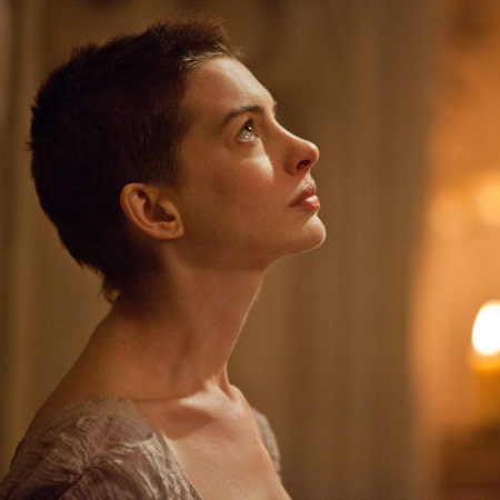 Anne Hathaway as Fantine in Les Miserables