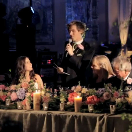Tom McFly wedding speech