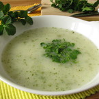 Watercress soup with ginger recipe 
