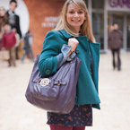 Charlotte: My bag's from Debenhams. I needed a big bag today
