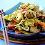 Aphrodisiac-rich Chicken and mango stir fry