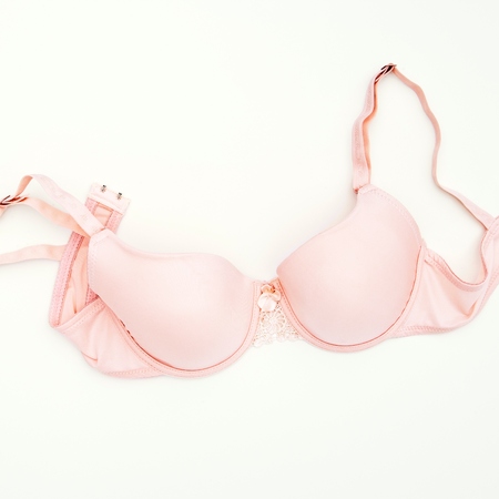 Pink bra