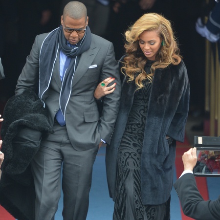 Beyonce Baby 2013 on Jay Z  Beyonc   And Other Celebrities At Barack Obama S 2013