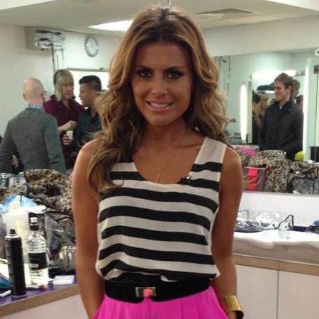 Zoe Hardman backstage