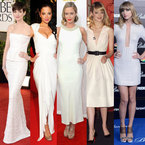CELEBRITY TREND: White dresses rule the red carpet