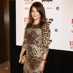 Holly Valance vamps up in figure-hugging leopard print and lace