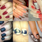 Celebrity nail art