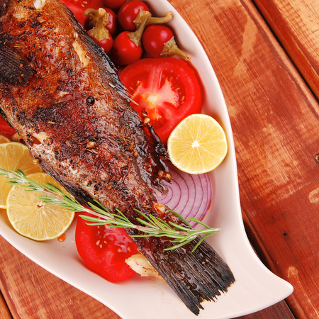 Steamed Sea Bass