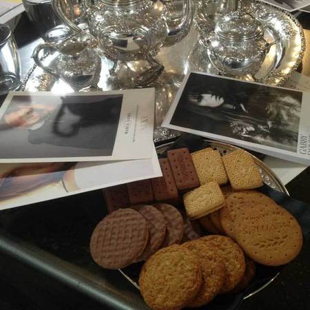 Victoria Beckham's New York Fashion Week afternoon tea