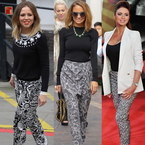 Kimberley Walsh, Nicole Richie and Amy Childs do monochrome