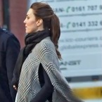 Kate Middleton hides baby bump under Zara cape